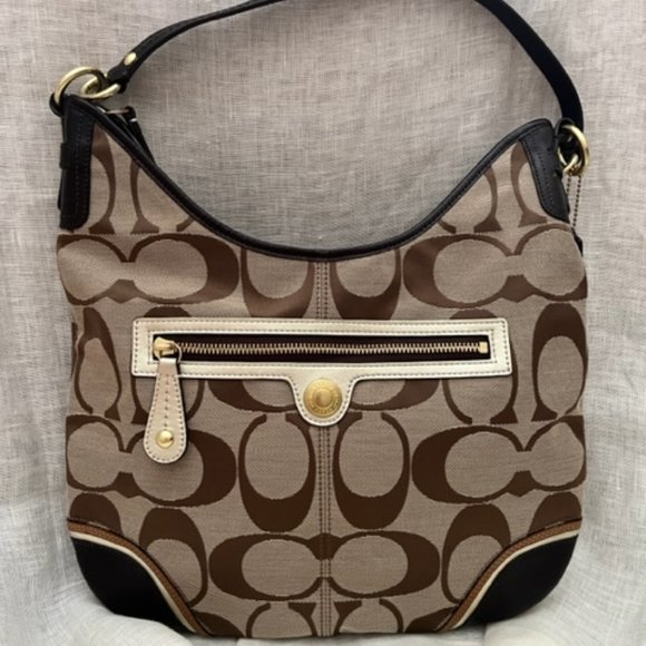 Coach Signature Canvas Handbag - Picture 2 of 5